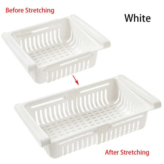 Fridge Organizer Storage Box Refrigerator Drawer Plastic Storage Container Shelf Fruit Egg Food Storage Box Kitchen Accessories - Provence Home Living Store