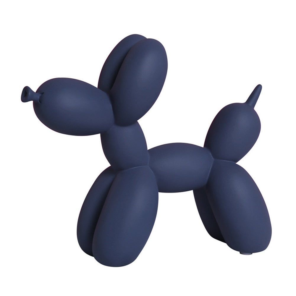 Balloon Dog Sculpture Balloon Art Statue Mini Collectible Figure Home Decoration Resin Figurine Desk Accessories Room Decor - Provence Home Living Store