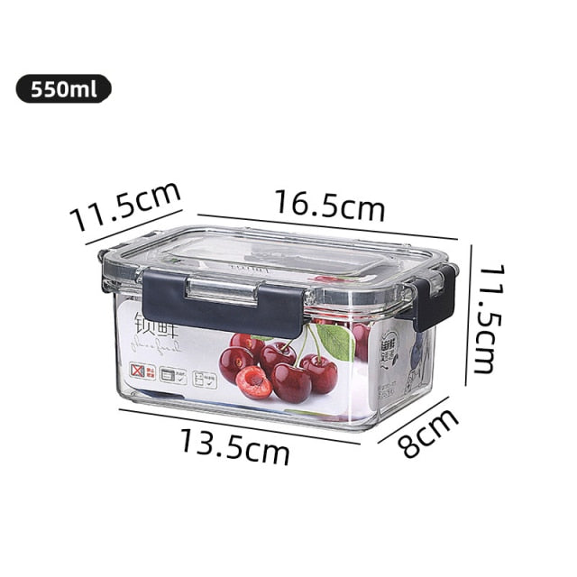 Food Storage Container, Refrigerator Noodle Box Multigrain Storage Tank, Transparent Airtight Tank, Storage Bottle With Lid - Provence Home Living Store