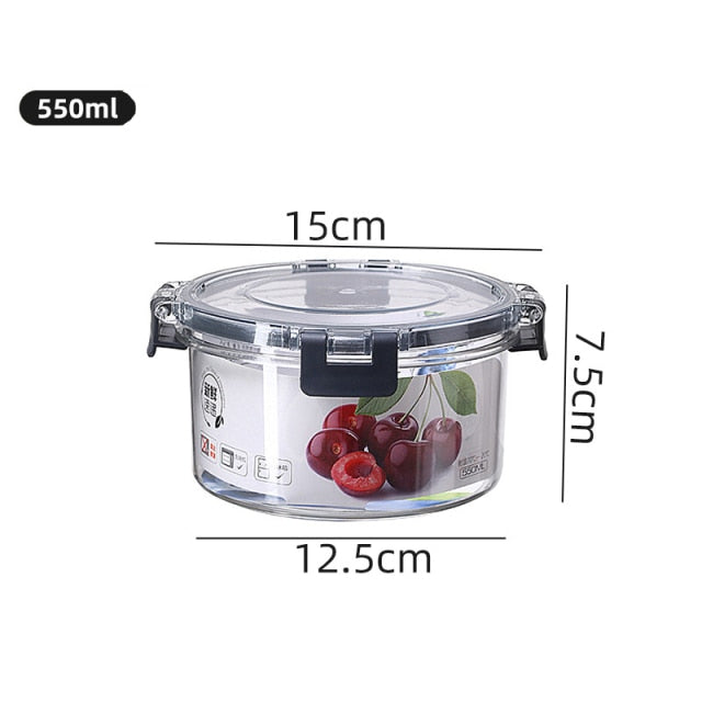 Food Storage Container, Refrigerator Noodle Box Multigrain Storage Tank, Transparent Airtight Tank, Storage Bottle With Lid - Provence Home Living Store