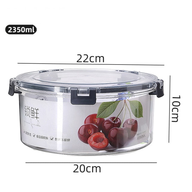 Food Storage Container, Refrigerator Noodle Box Multigrain Storage Tank, Transparent Airtight Tank, Storage Bottle With Lid - Provence Home Living Store