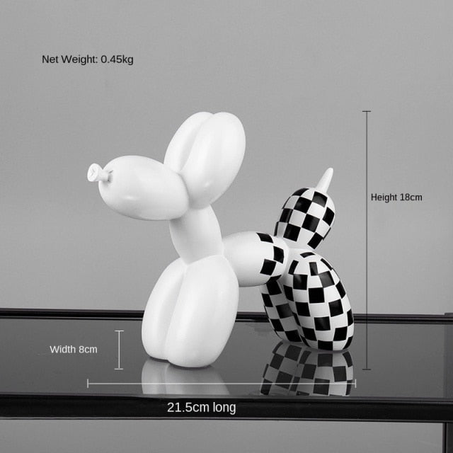 Light luxury balloon dog decoration creative animal home living room soft outfit girl cute decoration home decoration - Provence Home Living Store