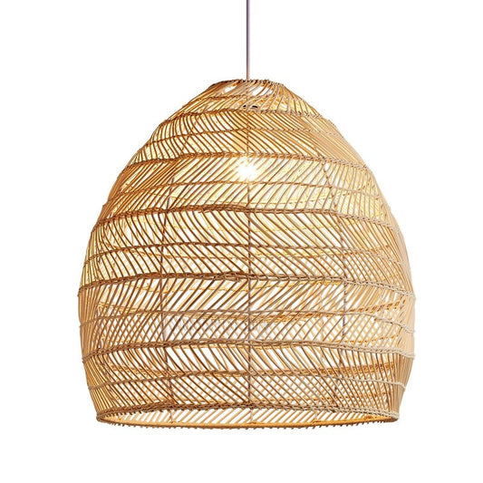 Rattan Lamp Pendant Light Vintage Hanging Lamp Shades E27 Living Room Dining Room Home Decor Cafe Restaurant Hanglamp - Provence Home Living Store