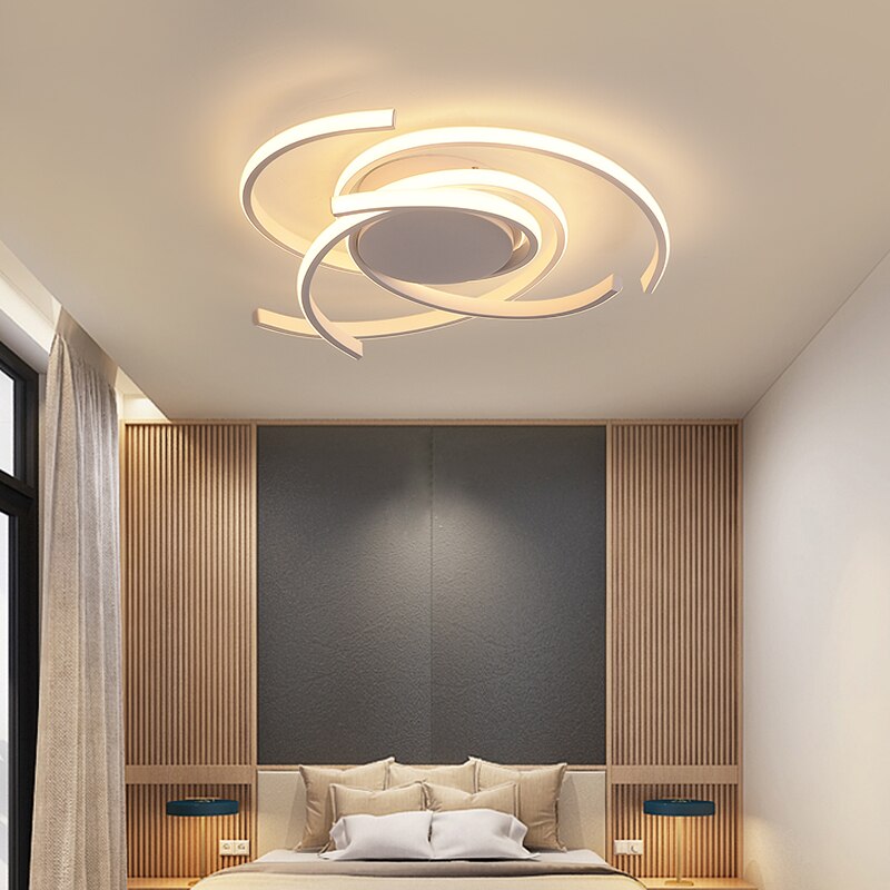 Led Chandelier For Living Room Bedroom Dining Room Kitchen  Ceiling Lamp Modern Nordic Style Simple Design Remote Control Light - Provence Home Living Store