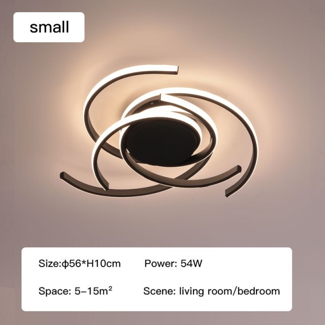 Led Chandelier For Living Room Bedroom Dining Room Kitchen  Ceiling Lamp Modern Nordic Style Simple Design Remote Control Light - Provence Home Living Store